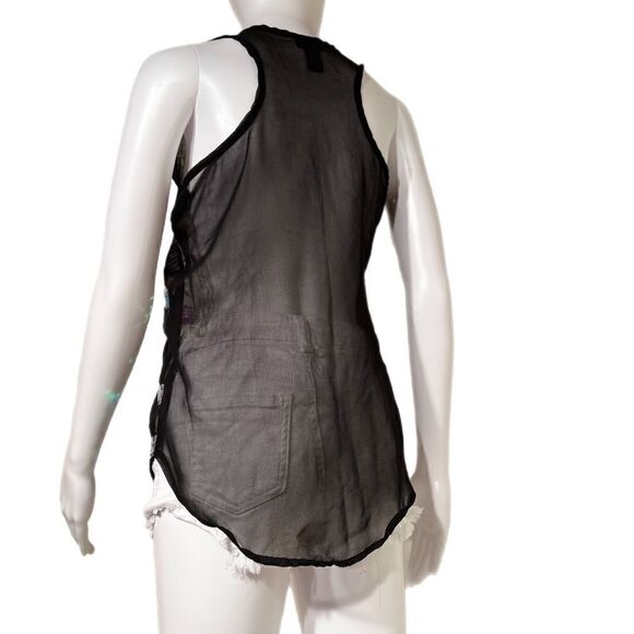 Iridescent Sequin Sheer Top  (NWOT) - Picture 6 of 10